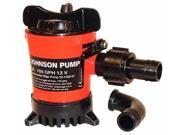 Johnson Pumps 750 Gph Bilge Pump 3 4 Inch Hose 12V Dura Port