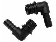 RV and Motorhome Water Line Adapter Elbow 1 2 Quest to 1 2 Barb Fittings 2 Pk