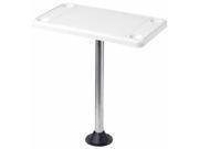 Detmar 121102C Rectangular Table Top White