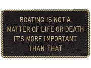 Bernard Engraving FP047 Boating Is Not A Matter Of Sign