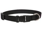 Lupine Inc .75in. X 11in. 17in. Adjustable Black Dog Collar 27502