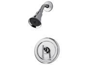 Ultra Faucets UF78800 1 Chrome 1 Handle Contemporary Tub and Shower Faucet
