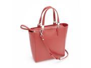 Royce Leather RFID 234 RED 2 RFID Blocking Saffiano Leather Mini Tote Cross Body