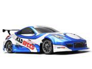 Exceed RC 2.4Ghz MadSpeed Drift King Brushless Edition 1 10 Electric Ready to Run Drift Car Blue