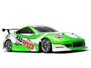 Exceed RC 2.4Ghz MadSpeed Drift King Brushless Edition 1 10 Electric Ready to Run Drift Car Green