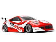 Exceed RC 2.4Ghz MadSpeed Drift King Brushless Edition 1 10 Electric Ready to Run Drift Car Red