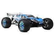 1 8Th EP Mad Warrior Racing Edition Truggy Ready to Run RTR Brushless Motor ESC Lipo Alpha Blue