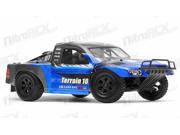 Exceed Racing Terrain 1 10 Scale Short Course Truck Ready to Run 2.4ghz AA Blue