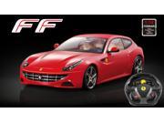 Licensed 1 14th Scale Ferrari FF Ready to Run Die Cast Radio Control Car with Simulated Steering Wheel