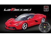 Licensed 1 14th Scale Ferrari LaFerrari Ready to Run Die Cast Radio Control Car with Simulated Steering Wheel