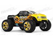 1 10 2.4Ghz Exceed RC Infinitve Nitro Gas Powered RTR Off Road Monster 4WD Truck Fire Yellow