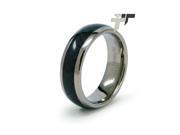 Titanium Carbon Fiber Inlay Men s Ring