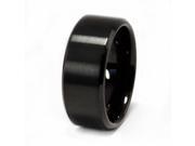 Black Stainless Steel Men s Ring