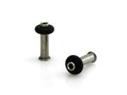 10g 2.5mm Stainless Steel Tunnel With Rubber Stopper Ear Expander Plugs