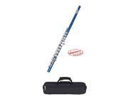 Hawk Color Closed Hole C Flute Blue with Case