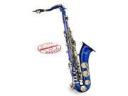 Hawk Blue Tenor Saxophone with Case Mouthpiece and Reed