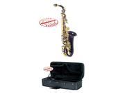 Hawk Colored Student Purple Alto Saxophone with Case Mouthpiece and Reed
