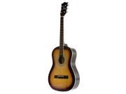 Fever 3 4 Size Acoustic Guitar 38 Inches Sunburst FV 030 SB