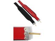 D Luca Pro Series Genuine Leather Accordion Bass Straps 18.5 Inches Red BSE 1850 RD