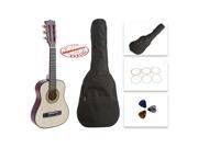 Star Kids Acoustic Toy Guitar 27 Inches Natural with Bag Strings Picks