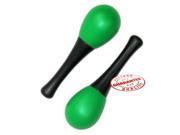 D Luca Kids 4.75 inches Small Plastic Green Maracas