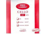 Super Sensitive Red Label Cello String Set 1 2