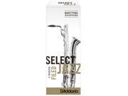 Rico Select Jazz Baritone Saxophone Reeds Filed Strength 4 Strength Soft 5 pack