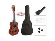Star Kids Acoustic Toy Guitar 31 Inches Brown with Bag Strings Picks