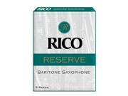 Rico Reserve Baritone Saxophone Reeds Strength 4.0 5 pack