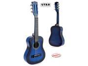 Star Kids Acoustic Toy Guitar 31 Inches Color Blue
