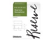D Addario Reserve Soprano Saxophoneophone Reeds Strength 3.0 10 pack