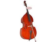 D Luca Ebony 3 4 Full Size Flamed Upright Double Bass