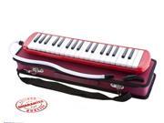 D Luca Red 37 Key Melodica with Case M37 RD