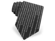 Ties Suck in Binary Code black microfiber Tie