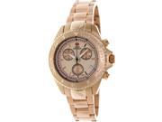 Swiss Precimax SP12187 Women s Manhattan Elite Rose Gold Stainless Steel Swiss Chronograph Watch with Rose Gold Dial