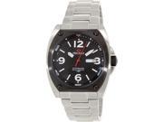 Precimax Men s Fortis Automatic PX13209 Silver Stainless Steel Automatic Watch with Black Dial