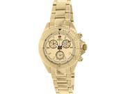 Swiss Precimax SP12184 Women s Manhattan Elite Gold Stainless Steel Swiss Chronograph Watch with Gold Dial