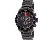 UPC 857837002413 product image for Swiss Precimax Men's Verto Pro SP13033 Black Stainless-Steel Swiss Chronograph W | upcitemdb.com