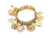 Anne Klein 10 8096CHRM Charm Bracelet Ladies Watch New