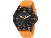 Tommy Hilfiger Men s Kiefer 1790837 Orange Silicone Quartz Watch with Black Dial