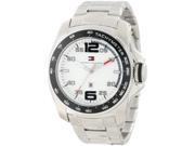 Tommy Hilfiger Men s Windsurf 1790856 Silver Stainless Steel Quartz Watch with White Dial