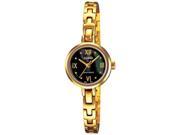 Casio Women s LTP1352G 1A Gold Gold Tone Stainles Steel Quartz Watch with Black Dial