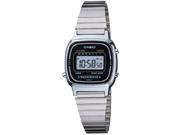 Casio LA670WA 1W Women s Silver Multi Function Casual Digital Watch