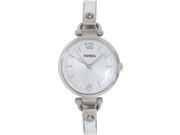 Fossil Women s Georgia ES3259 Two Tone Stainless Steel Analog Quartz Watch with Silver Dial