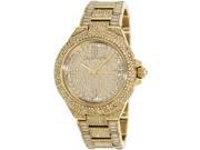 Michael Kors Camille Swarovski Crystal Encrusted Gold Ion plated Watch MK5720