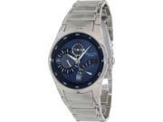 Kenneth Cole Men s Automatic KC9220 Silver Stainless Steel Quartz Watch with Blue Dial