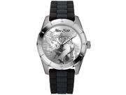 Marc Ecko Men s The Supreme E08502G1 Black Resin Quartz Watch with Silver Dial