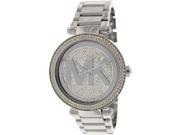 Michael Kors Women s Parker MK5925 Silver Stainless Steel Quartz Watch with Silver Dial