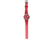 Dakota Unisex 9687 1 Red Plastic Quartz Watch with Red Dial