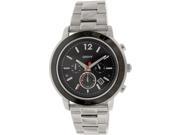 Dkny Men s Tompkins NY2164 Silver Stainless Steel Analog Quartz Watch with Black Dial